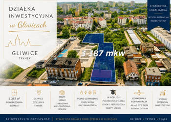Działka inwestycyjna Gliwice - Trynek