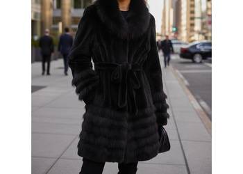 Futro naturalne, płaszcz z futra naturalnego