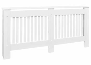 Osłona na kaloryfer biała MDF 172 cm WM-244340
