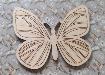 Drewniany Motyl Sklejka Scrapbooking Decoupage Kreatywna Zabawa mo10c