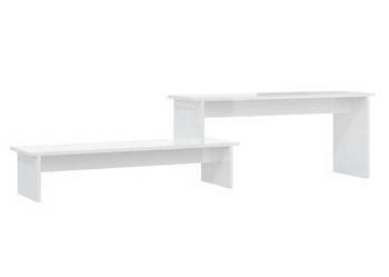 vidaXL Szafka pod TV, biała, wysoki połysk, 180x30x43 cm(sku806271)