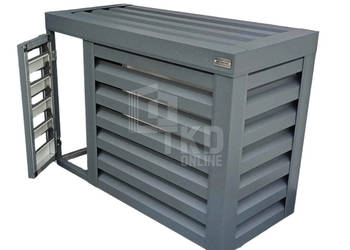 Osłona klimatyzatora pompy ciepła 100x40x80 antracyt TKD172