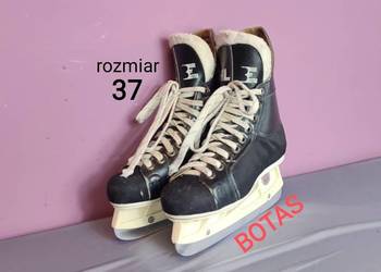 Łyżwy BOTAS hokejowe skórzane NHL PRO - rozmiar 37 - 22,8 cm [#95]