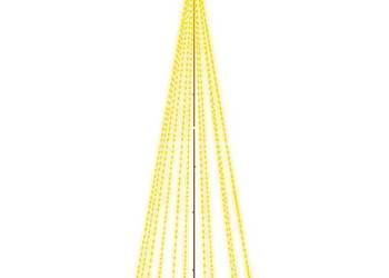 Choinka stożkowa, 732 ciepłe białe LED, 160x500 cm(SKU:343494)