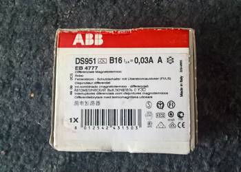 Wyłącznik różnicowo-nadmiarowy ABB DS951 B16/0,03/2 typ A