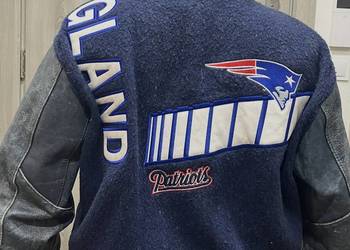 Oryginalna kurtka Delong NFL New England Patriots football amerykański 1993