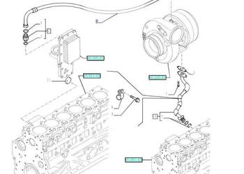504186017 2855471 2857048 Rurka turbiny FTP IVECO oryginał