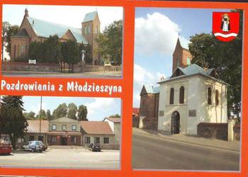 Kart. Pocz. Młodzieszyn  - widoki  **