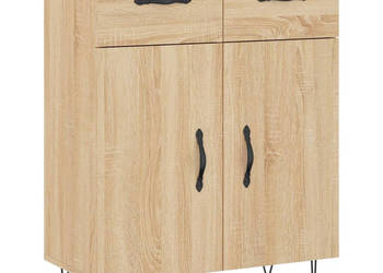 Szafka dąb sonoma 695x34x90 cm materiał drewnopochodny WM-827975