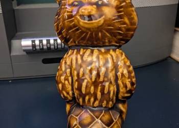 Misio brązowy vintage PRL stan BDB- real foto Misio brązowy vintage PRL stan BDB- real foto