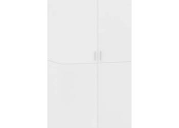 Szafa biała 80x52x180 cm materiał drewnopochodny WM-800621