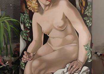 Obraz olej na płótnie według T.Łempickiej