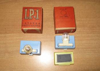 Latarka przyczepna LP-1 z PRL   NOWE