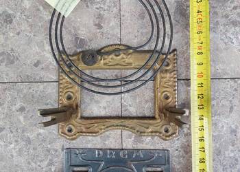 G139 Gong sanki mocowanie mechanizmu starego zegara FMS Mauthe