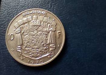 Stare monety 10 frank 1970 Belgia