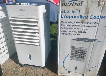 Klimator PRZENOŚNY Wentylator 3W1 Nawilża Chłodzi Wentyluje