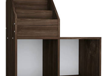 Regał na czasopisma dla dzieci przydymiony dąb 71x30x785 cm WM-339520