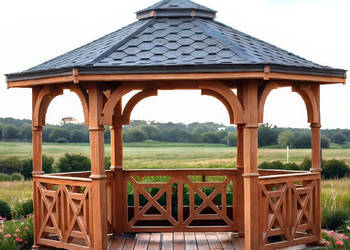 Altana 17 Sześciokątna 4m od Producenta, Gont w cenie + Impregnacja