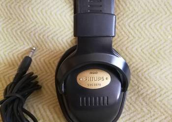 Słuchawki PHILIPS SBC 3370 – Black, retro klasyk w świetnym stanie.