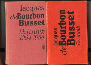 Dziennik 1964-1984 - Bourbon Busset 2 egzemplarze
