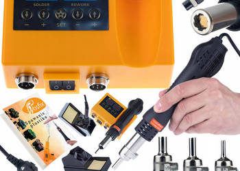 Stacja Lutownicza 2w1 | Hot-Air 660W, Dysza 22mm