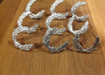 Wieńce Przypinki Niemieckie Wojskowe Stare  Sygnowane - 9 szt