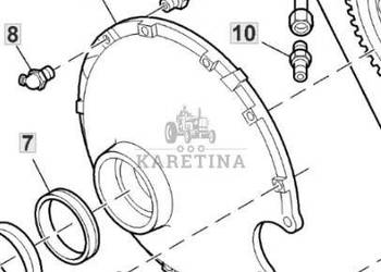 John Deere W540 Obudowa Zwolnicy Przedniej H163694