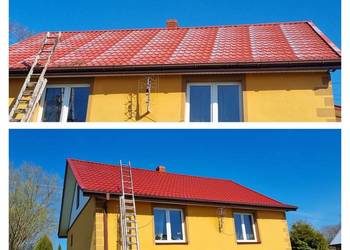 Mycje i malowanie dachów i elewacji