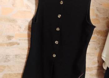 (40/42) (L/XL) ASOS Design/ Czarna kamizelka z Londynu, NOWA