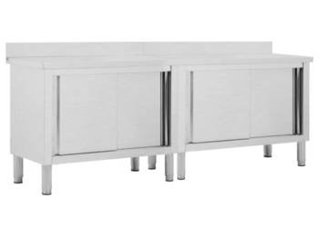 vidaXL Stoły robocze, przesuwne drzwi 2 szt(SKU:3055903)