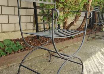 Krzesło ogrodowe metalowe metaloplastyka Dostępne 9 sztuk