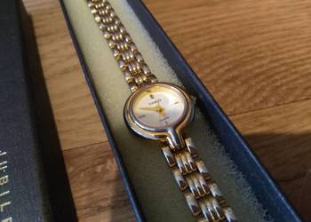 Zegarki damskie biżuteryjne Casio złoty pvd 1 właściciel nowa bateria
