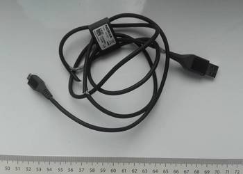 Kabel USB microUSB NOKIA CA-101, 115cm, czarny, mocno używan