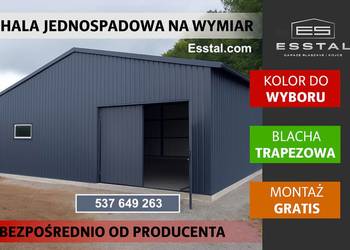 Garaż Grafit + Brama | Wiata | Hala | Garaż Blaszany| Magazyn- ESSTAL-