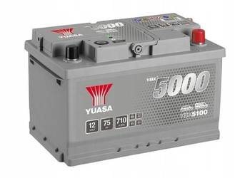 Akumulator Yuasa Silver 12V 75Ah 710A YBX5100 P+
