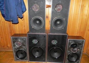 Kolumny Bang & Olufsen Beovox i Philips HiFi Sound Project