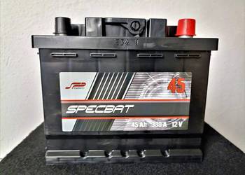 Akumulator 45Ah 380A  SPECBAT PRAWY PLUS Akumulator 45Ah 380A  SPECBAT PRAWY PLUS