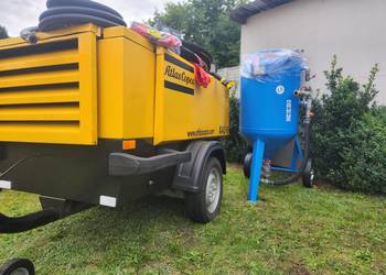 Atlascopco + Nowa piaskarka zestaw Dostawa szkolenie GRATIS