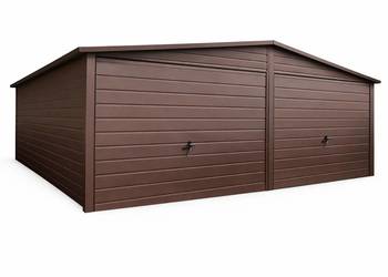 Garaż blaszany 6x5 RAL dwustanowiskowy