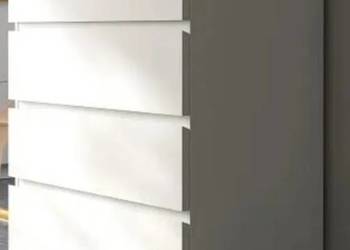 Ikea Malm Komoda, 4 szuflady, biały matKomoda, 4 szuflady, biały, 80x100 cm