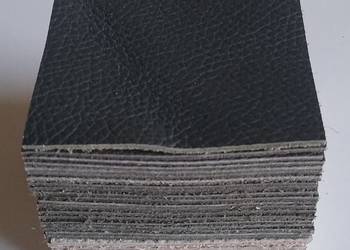 Skóra Kwadrat 8 x 8 cm (30 sztuk) Licowa Włoska Zielony Kolory (39)