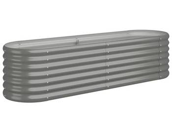 vidaXL Podwyższona donica, stal ocynkowana, 152x40x36 cm(SKU:318869)