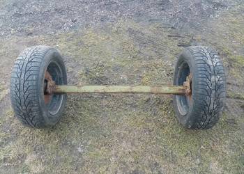 Oś kompletna z kołami