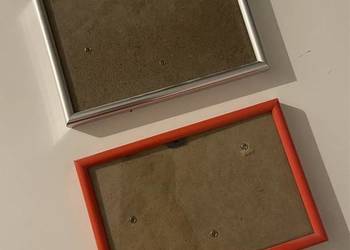 Ramka na zdjęcia 10x15 2 ramki na zdjęcia czerwona i srebrna