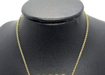 Złota Bransoletka próby 585 1,84g Długość 18 cm Ocechowana Cyrkonie