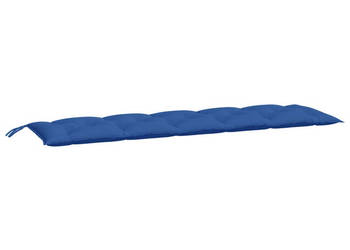 Poduszka na ławkę ogrodową niebieska 180x50x7cm tkanina WM-314978