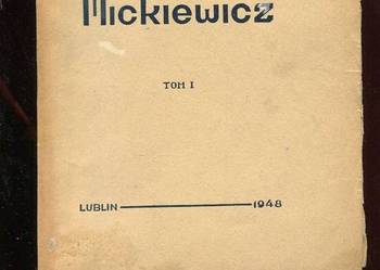 Mickiewicz T.1-2 w 3 vol.-Juliusz Kleiner
