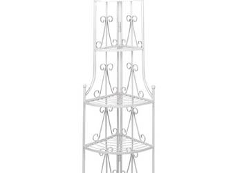 Stojak na rośliny, kwietnik, biały(SKU:40783)