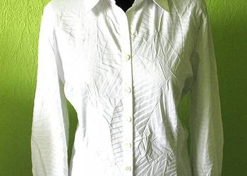 Bluzka biała kreszowana 44 XXL - biust 108 cm