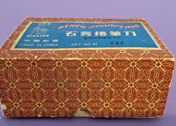 CHIŃSKIE GIPSOWE TEMPERÓWKI lata 80 komplet 6 sztuk